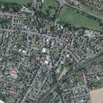 Die Lage von Vellmar, Stadt im Orthofoto