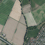 Die Lage von Guntershausen im Orthofoto
