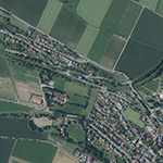 Die Lage von Bahnhof im Orthofoto