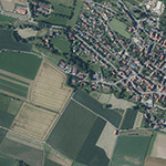Die Lage von Obermühle im Orthofoto