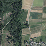 Die Lage von Zwickenberg im Orthofoto