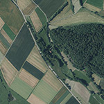 Die Lage von Teichmühle im Orthofoto
