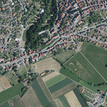 Die Lage von Weitmühle im Orthofoto