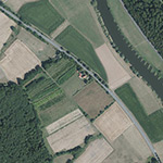 Die Lage von Forsthaus Weißehütte im Orthofoto