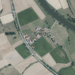 Die Lage von Weißehütte im Orthofoto