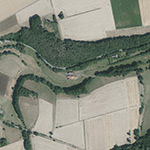 Die Lage von Obermühle im Orthofoto