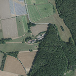 Die Lage von Eichholzhof im Orthofoto