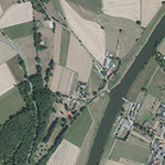 Die Lage von Vorwerk im Orthofoto