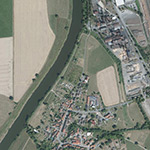 Die Lage von Badenhausen im Orthofoto