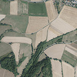 Die Lage von Germeshausen im Orthofoto