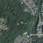 Die Lage von Tillyschanze im Orthofoto