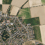 Die Lage von Ulsdorf im Orthofoto