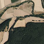 Die Lage von Kleinkerstenhausen im Orthofoto