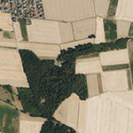Die Lage von Ollerode im Orthofoto