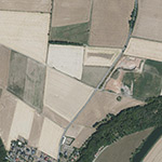 Die Lage von Brunslar im Orthofoto