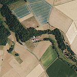 Die Lage von Grundmühle im Orthofoto