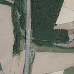 Die Lage von Oberhof im Orthofoto