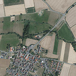 Die Lage von Klausmühle im Orthofoto