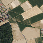 Die Lage von Gleimsdorf im Orthofoto