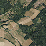 Die Lage von Glashütte im Orthofoto