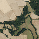 Die Lage von Heuern im Orthofoto