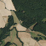 Die Lage von Schachtenbach im Orthofoto