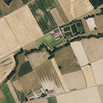 Die Lage von Wüste Mühle im Orthofoto