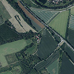 Die Lage von Mander im Orthofoto