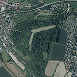 Die Lage von Eckerichswarte im Orthofoto