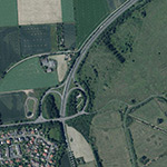 Die Lage von Kasseler Warte im Orthofoto
