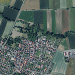 Die Lage von Bachmühle im Orthofoto