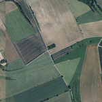 Die Lage von Hertingshausen im Orthofoto