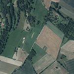 Die Lage von Hausen im Orthofoto
