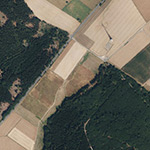 Die Lage von Almarsdorf im Orthofoto