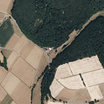 Die Lage von Haingrundsmühle im Orthofoto