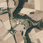 Die Lage von Heuchelheim im Orthofoto
