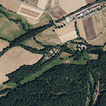 Die Lage von Nordemühle im Orthofoto