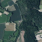 Die Lage von Gleichener Mühle im Orthofoto