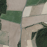 Die Lage von Karlskirchen im Orthofoto