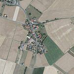 Die Lage von Oberalbshausen im Orthofoto