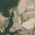 Die Lage von Volpertsfeld im Orthofoto