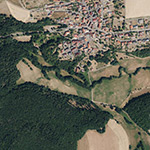 Die Lage von Dammühle im Orthofoto