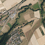 Die Lage von Erfirshausen im Orthofoto