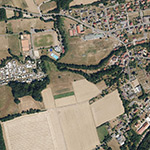 Die Lage von Forstmähle im Orthofoto