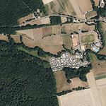 Die Lage von Obermühle im Orthofoto