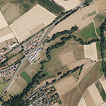 Die Lage von Kirschmühle im Orthofoto