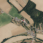 Die Lage von Wickershöfe im Orthofoto
