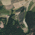 Die Lage von Forsthaus Gläserbach im Orthofoto