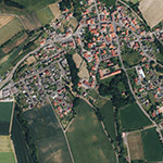 Die Lage von Obermühle im Orthofoto