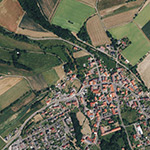 Die Lage von Untermühle im Orthofoto